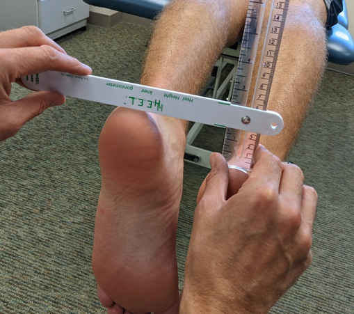 Heel Height Evaluating Extension Laxity